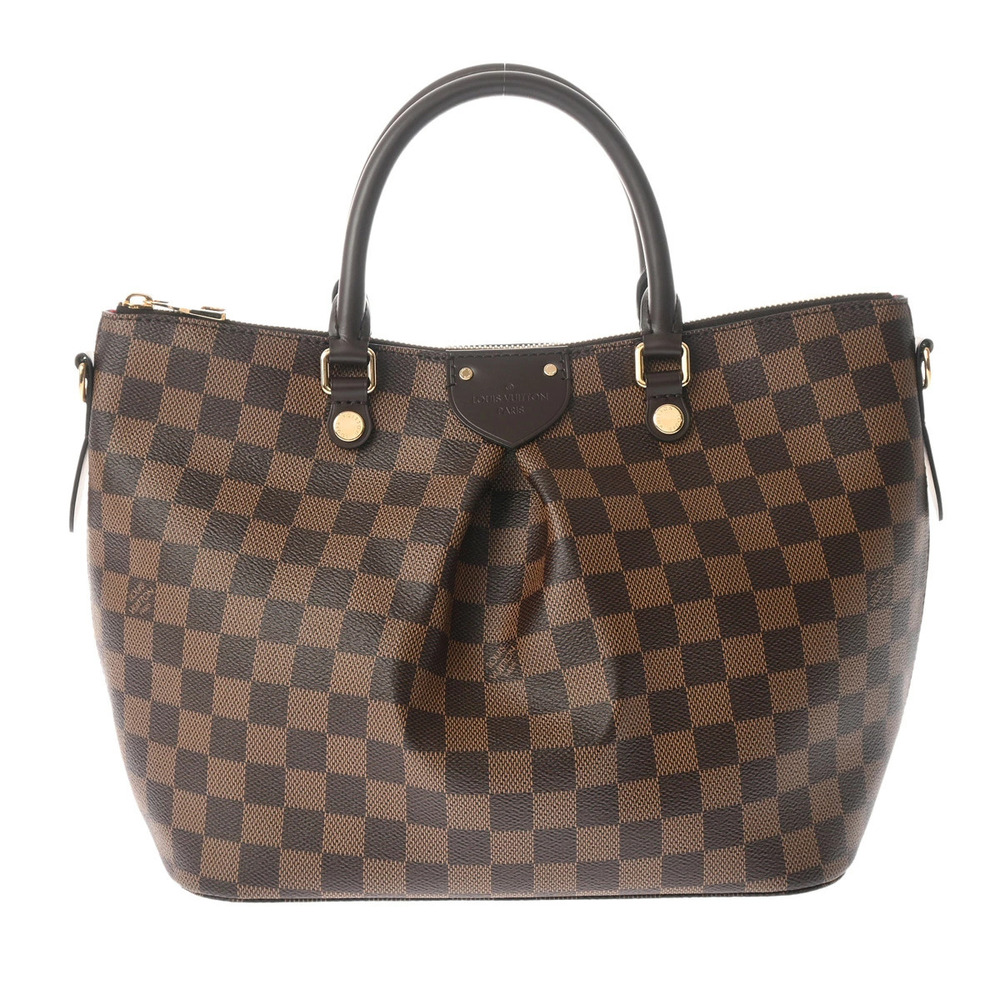 LOUIS VUITTON Damier Siena Brown Canvas Handbag